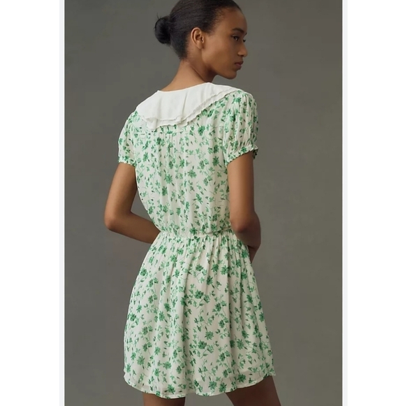 New Anthropologie Maeve Peter Pan collared dress size medium - Picture 4 of 10